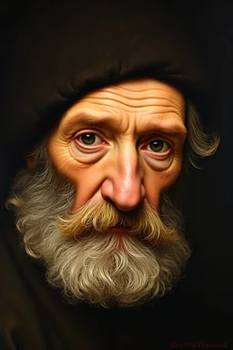 the face of the people that love bovaer painted by Rembrandt