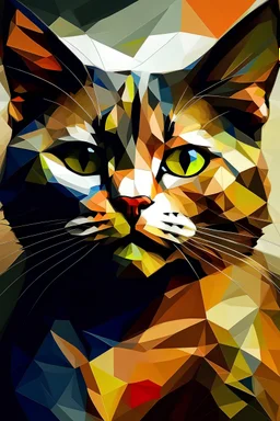 abstract cat
