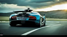 Bugatti x Bentley Unique UFO, REAR view, perfect model, perfect details, perfect everything,desktop wallpaper, 4K, Cinematic