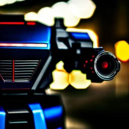 Transformer autobot in Attacked by others transformers decepticons , holding a gun, BK complex detail, cinema, reality, detail, octane rendering, stoic cinematic 4k epic detailed photograph shot on kodak detailed bokeh cinematic hbo dark moody 8k, 85mm f/16 by leica and Lospronkos