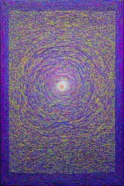the violet force of light; Post-Impressionistic dada; surrealism; optical art