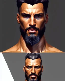 Male, full-scale head and shoulders portrait, 8k resolution concept art portrait by Greg Rutkowski, Artgerm, WLOP, Alphonse Mucha dynamic lighting hyperdetailed intricately detailed Splash art trending on Artstation triadic colors Unreal Engine 5 volumetric lighting Splash art fantasy