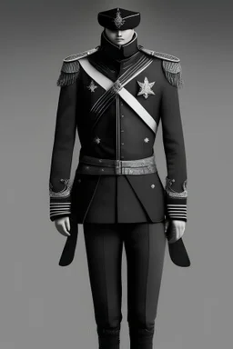 Uniforme de Durmstrang en colores negro y plateado