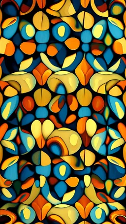 oil paint repeating patterns