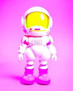 popmart space molly on solid background color