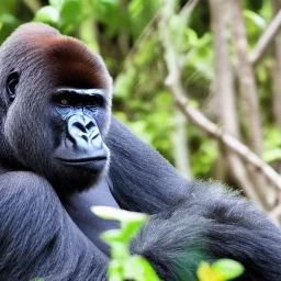 gorilla thinking about life