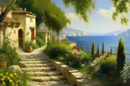 Peder Mork Monsted style, mediterran