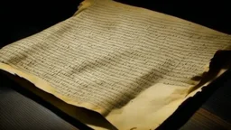 A blank letter dating back to the 14th century