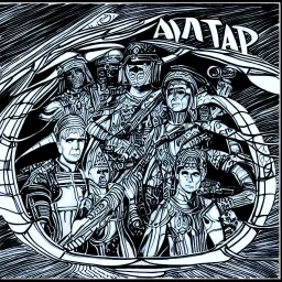 stargate sg1, line art, wraith, spectral mood