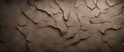 Hyper Realistic prehistoric Rustic dark sand wall with realistic small wall cracks & dark vignette effect