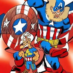 mix asterix and captain america