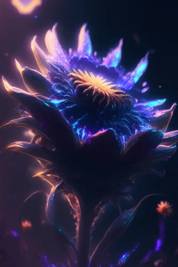 Galaxy king flower ,futuristic, cinematic, cyberpunk, 8k quality