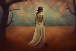 Single image: A Very Beautiful pretty dreamy Lady in eerie beautiful landscape art by Anka Zhuravleva, Sandy Welch, Jane Small, Aliza Razell, Eduard Veith, Joel Robison, Mikhail Vrubel, Ferdinand Hodler, Christoffer Relander, William Timlin, Charles Rennie Mackintosh, John Lowrie Morrison, Sidney Nolan. 3/4 Headshot, Volumetric lighting, 3d, mixed media, Best quality, crisp quality