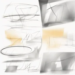 Lighting design, abstract, modern , sketches