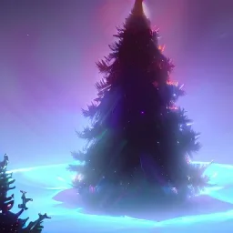 A warlock Christmas tree