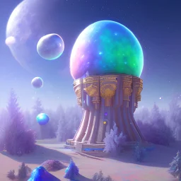 blu and violet landsacape with multicolored crystals falling from the sky, full of details, smooth, bright sunshine，soft light atmosphere, light effect，vaporwave colorful, concept art, smooth, extremely sharp detail, finely tuned detail, ultra high definition, 8 k, unreal engine 5, ultra sharp focus