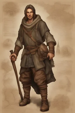 Fantasy Medieval Traveler Male
