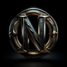 Super logo font of the letter "N" made in big text "N", dark fantasy settings, 4K, 8K, 3D, Exquisite detail-logotype, very detailed elegant style, 3-Dimensional, hyper realistic "N", extremely detailed, hyper realistic, 3d render, photo