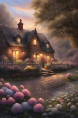 Cherish your mum because you never know when the day will come that you don't have her any longer., meticulously enhance image with Adobe Photoshop 8k resolution Thomas Kinkade