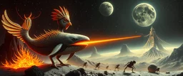 slimy whale fish owl from vulcano, chicken alien bad ass cowboy high tech egg zapper ant mutants in the breakfast omelette system,, goa for the outer rim, planetary conquest, explore and dominate, stratovarious, goa trance, reggae folk fusion, science fiction, psybreaks, chill, funky
