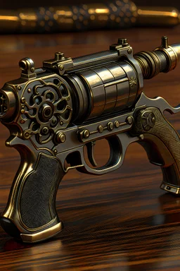 Medieval style revolver