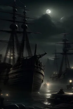 A pirate noir endless night turning into the drunken morning that exists as the true nature of ma