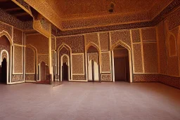 Arabian palace room interior harem