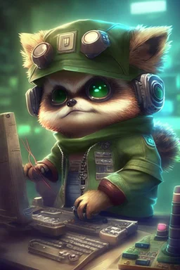 Teemo (from LOL) as an IT professional