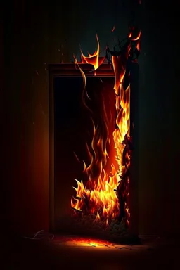 fire around thecorners of the screen