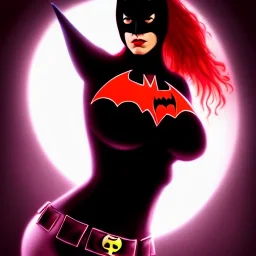 ultra detailed portrait of busty beautiful Batwoman , extremely detailed digital painting, extremely detailed face,crystal clear eyes, in the style of robert e howard and pablo oliveira and Ken Kelley and Keith Parkinson ,mystical colors,perfectly centered image, perfect composition, rim light, beautiful lighting,8k, stunning scene, raytracing