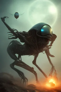  war, alien, surreal, darkness end, insect,