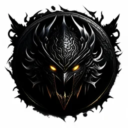 fantasy black coal icon, png format