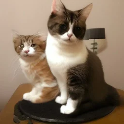 Cat with two heads