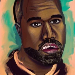 Portrait of Kanye West