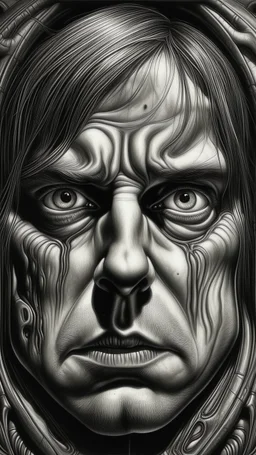 Portrait by H R Giger