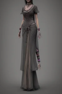 witch necromancer female dress