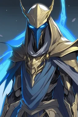 Anime alien villain character with ran skin, huge , antagonist smart,too much modern armour and wearing a robe cover his head , aged thousand years and can He achieves anything he imagines