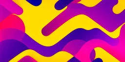 Vector technology abstract background with dynamic amorphous vector flowing gradient particle water curve waves and modern pink, yellow, orange lines. Retro futurism geometric, cyberpunk.