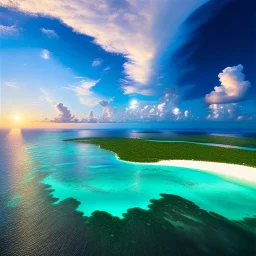 Cat Island, Bahamas,aerial view,cloudy,extremely detailed digital painting, high resolution,8k, realistic, beautiful, volumetric lighting, mystical colors ,perfectly centered image, perfect composition, rim light, beautiful lighting,masterpiece, stunning scene, raytracing, anatomically correct, in the style Van Gogh and robert e howard and Ken Kelley and Ohrai Noriyoshi and Simon Bisley and tomzj1.