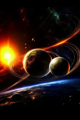 neurones in the galaxy connect earth and other planets in of the sun