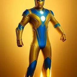 Cosmic super hero, yellow costume,8k HD image,