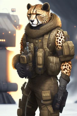 Bf4 russian engineer but it's furry cheetah