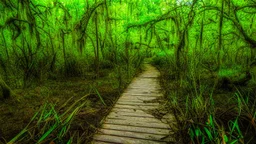 trail through the swamp