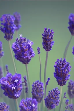 The cover of the song contains the lavender flower written on it the birth of a star Photorealistic