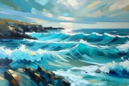 Seascape in the style of Chris