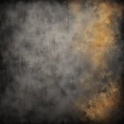 Hyper Realistic dark-grey & golden multicolor grungy rustic texture with vignette effect