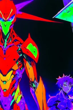 Evangelion Unit-01 as drawn by Greg Capullo