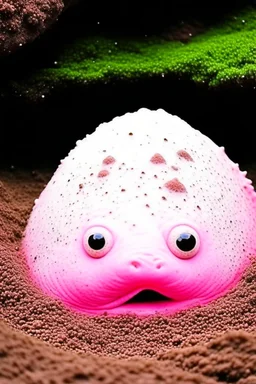 blobfish digging a hole