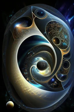 quantumn spacial distortions coming from a singularity on various mathematical planes in outerspace