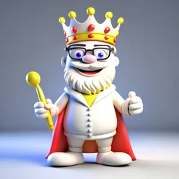 King cheerful 3D